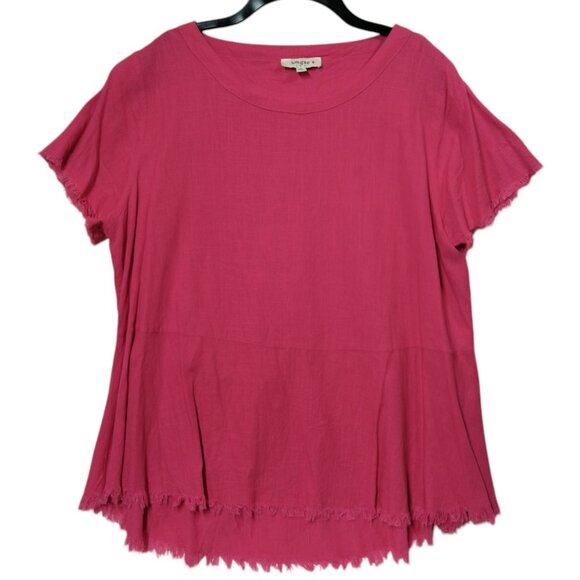 Women's Pink Top - Picture 2 of 6